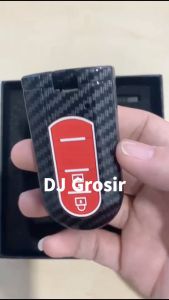 Case Carbon Smartkey Cover Key Kunci Toyota Rush Agya - 7108