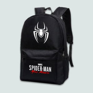 Túi Đeo Vai Đôi Marvel Game Spider-Man Miles Thời Trang Đa Năng Thường Ngày Túi Đựng Máy Tính Túi Du Lịch Công Sở Túi Đeo Vai Đôi