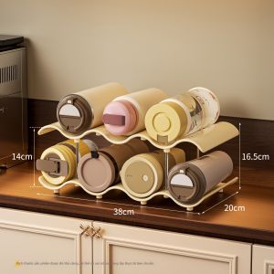 Kaman | Kệ Đựng Cốc Chống Bụi Đa Tầng
