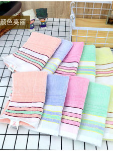 Khăn Mặt Lụa Bóng 60 Chiếc Thương Hiệu Thuyền Buồm Khăn Trẻ Em T Mùa Hè Loại Mỏng Dễ Khô Phân Xưởng Bảo Hộ Lao Động Làm Sạch Màu Trơn Rửa Mặt