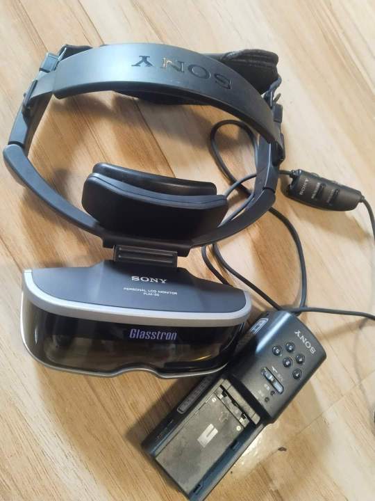 Affordable Sony head mount display Glasstron PLM-50 Japanese