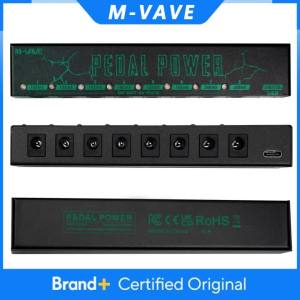 M-VAVE | M-VAVE Pedal Power Guitar Effect Power Supply 10 Đầu Ra DC Cách Ly 9V Cho Phụ Kiện Guitar Điện Kim Loại & Nhựa