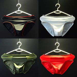 Giữa Eo Nam Tam Giác 2 Miếng Cotton Nguyên Chất Gợi Cảm Băng Lụa Khô Nhanh Trẻ Trung Đồng Màu Mỹ Edge Số Phận Năm Đỏ