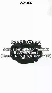 Karet Tromol Motor Yamaha Bebek Sport Jupiter Z Z1 Burhan Salib MX 135 New & Vega R ZR RR & Crypton & Vixion & RX King & Scorpio & Force 1-F1ZR-F1 ZR-Force FI Bantalan Damper Peredam Ganjal Gear Gir Gigi Roda Belakang