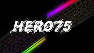 AULA | AULA HERO75 HE Magnetic Switch Keyboard Tri-mode Hot Swappable 75% 0.01mm Rapid Trigger 8KHz Polling Rate RGB Backlit Keyboard