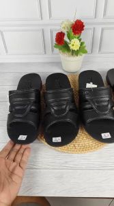 Sandal Kulit Pria Dewasa Size 38-43 Sandal Slop Slip-on Pria Terbaru 2025