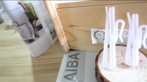 100PCS Pengait Hook Cantolan Jepang Bahan Plastik Aksesoris Gorden Vitrase Tirai 8.5cm