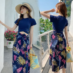 Bộ Đồ Bơi Lội Ba Mảnh Cho Nữ Mùa Hè Tắm Nước Nóng Che Bụng Thon Gọn Gợi Cảm Bộ Đồ Bơi Lội Fairy Style Có Đệm Ngực Không Có Gọng Thép