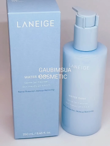 Sữa rửa mặt dạng gel Laneige Water Bank Gentle Gel Cleanser 250ml sạch sâu dịu nhẹ