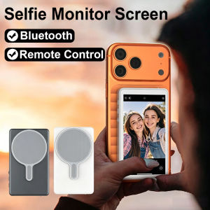 Phone Selfie Monitor Screen Wireless Magnetic Mount Vlog Phone Rear Camera Selfie WiFi Bluetooth Connection for Selfie Live