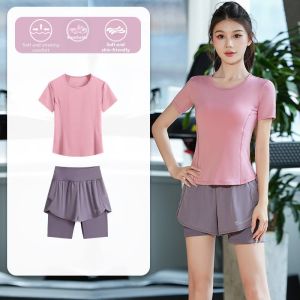 BAISILING | Slim Fit Breathable Quick Drying Short Sleeve Gym Training Wear