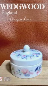 [Hàng Hiệu England] WEDGWOOD - Angela - 01 Chiếc Hộp Tinh Tế Đựng Trang Sức Bằng Sứ Xương