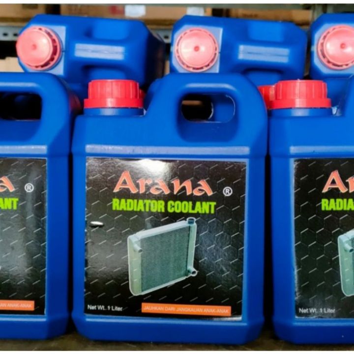 AIR RADIATOR UNTUK SEMUA MOTOR DAN MOBIL RADIATOR COOLANT 1LITER ...