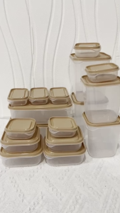 กล่องเก็บอาหาร ถนอมอาหาร 17ชิ้น ใช้งานได้หลากหลาย 1เซ็ท17กล่อง