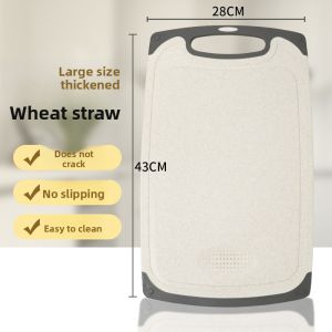 CMGF | Antibacterial Mold-Resistant Thick Double-Sided Fruit Knife PE Cutting Board