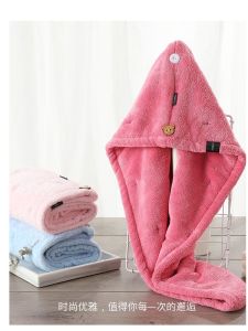 2024 New Double Layer Hair Drying Cap Womens Super Absorbent Quick Dry Washing Hair Towel Bath Cap Head Scarf Personal Care
