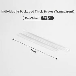 Reinforced Plastic Drinking Cup For Cold and Hot Beverages Matte Transparent With Lid and Straw 90mm