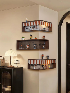 XIANGYUE | Corner Wall-mounted Display Shelf for Figurines Cute 2026 New