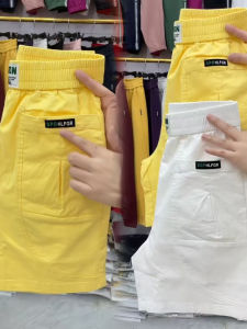 Quần Short Cotton Nguyên Chất Cạp Cao Mùa Hè Mỏng Thường Ngày Cho Nữ Quần Dài Năm Điểm Rộng Rãi Phong Cách Harajuku