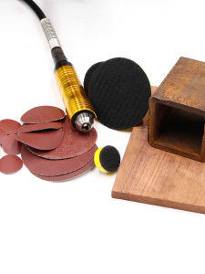 104pcs 1inch 25mm sandpaper wheels sandpaper polishing discs Woodworking Jade stone polishing DIY sandpaper pad dremel accessory