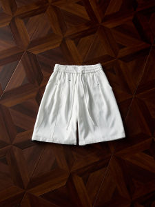 ZHUOCAN | Cool Linen-like Folded Shorts Men Summer Cleanfit
