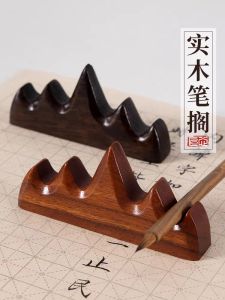 Giá Để Bút Calligraphy Bằng Gỗ Nguyên Khối Sáng Tạo Giá Để Bút Núi Giá Đỡ Bút Giá Đỡ Bút Gỗ Tự Nhiên Giá Đỡ Bút