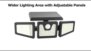 0 electricity bills all year round solar light outdoor waterproof 3 heads Foldable Design 270° safe wide-angle lighting solat lamp outdoor Free remote control 3 lighting modes Smart sensor mode lampu led solar light light led lampu solar outdoor