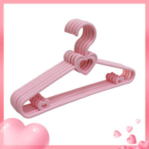 Adult Plastic Clothes Hanger Heart Shaped Cute Girl Student Dormitory Clothes Drying Rack Home Use Small Girl Clothes Hanger 39cm