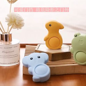 【SG】Security Cute Door Stopper Door Guard Finger Pinch Wall Protector Animal Doorstop Door Slam Preventer Safety