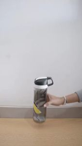 FJbottle - Botol Olahraga Portable Ringan Bahan Tritan 700ML Transparan BPA Free Dengan Sedotan