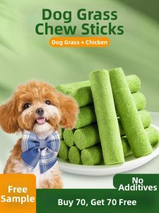 ZHUCHONG | Oral Care & Teething Treats Dried Dog Grass Chew Bones