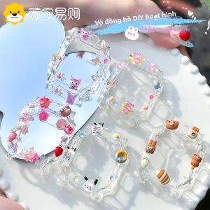 Ốp Lưng Bảo Vệ DIY Cho Đồng Hồ Trẻ Em Mi Rabbit 7A 5C 6C 7C 7X C7A 6/6X Vỏ Trong Suốt Chống Sốc Phụ Kiện Dây Đeo Tay