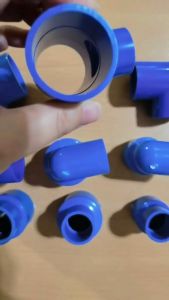 Blue/Gray U-PVC Fittings Elbow/Coupling/Tee Reducer(3/4inchX1inch 1/2inchX1inch 1/2inchX3/4inch)