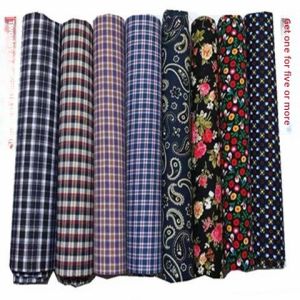 Handmade Slippers Cool Cloth Shoes Surface Fabric Shoe Material Three-Layer Composite Gingham Corduroy Printed Cloth