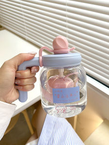 Large Capacity Straw Cup Office Tea Brewing Cup Female High Aesthetic Value Water Cup Tea Water Separation New 2025 Model