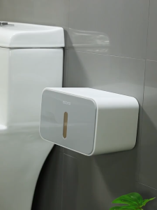 COLOGO 🥇 ecoco Waterproof Wall Mounted Toilet paper holder Roll Paper Tube Storage Box
