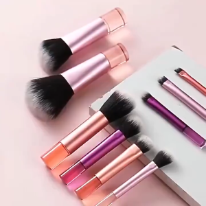 10Pcs Portable Makeup Brush Set Eyeshadow Foundation Blush Blender Concealer Beauty Makeup Brush
