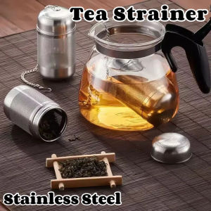 Kitchen Fine Mesh Coffee Tea Filter Ball 304 Stainless Steel Tea Infuser Spice Tea Strainer