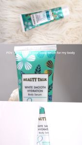 BEAUTY TALK Body Serum White Smooth Hydration (8 Vitamin Complex) - 100ML | Serum Pencerah dan Melembapkan Kulit Tubuh