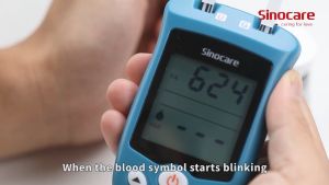 Máy Đo Đường Huyết Và Axit Uric (Bệnh Gout) Sinocare Safe AQ UG 2 Trong 1- Hàng Chính Hãng Sinocare Kèm 50 Que Thử 50 Kim