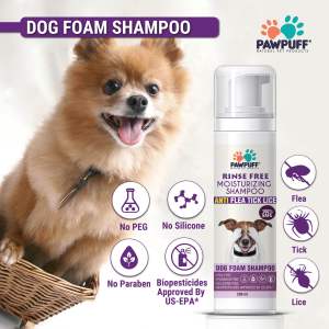 PAW PUFF RINSE FREE DOG FOAM SHAMPOO