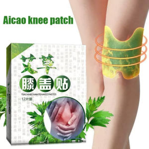 [Wondering] 12 Stickers/box Moxibustion Patch Natural Wormwood Pain Relief Chinese Medicine Green 12pcs Non-woven Fabric Safe To Sue Warming Meridians Patches Health Care