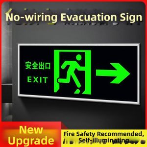 Self-Luminous Safety Exit Sign