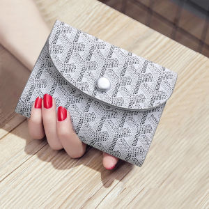 Fashionable Compact Foldable Mini Wallet Thin Simple Zipper Coin Purse Casual Versatile Short Style Womens Handbag Accessory