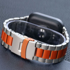 Dây Đeo Đồng Hồ Thông Minh Bằng Thép Không Gỉ Cho Xiaomi Redmi Watch Vòng Đeo Tay Kim Loại 5/4 Tương Thích Với Dây Đeo Đồng Hồ Nam Mi Band 9/8 Pro