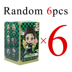 Bandai | Demon Slayer Tanjiro Kamado Nezuko anime cartoon figure blind box creative personalized statue model ornament surprise gift box