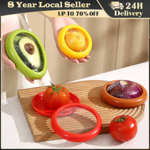 Reusable Fruit Preservation Box Silicone Film Food Box Sealed Mini Refrigerator for Storage Vegetable Avocado Lemon Storage Box