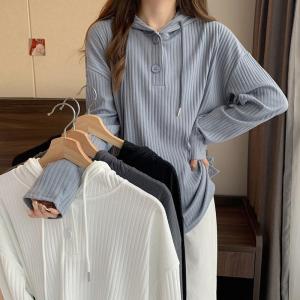 Áo Nỉ Dài Tay Rộng Rãi Cho Nữ Mùa Thu 2022 Thiết Kế Mới Áo Nỉ Tay Dài Dáng Rộng Cỡ Lớn Áo Nỉ Học Sinh