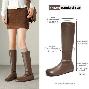 Agsdon | New Heeled Long Boots for Fall Season Slimming Womens Footwear