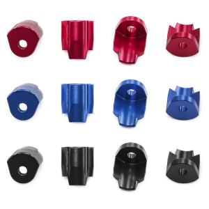 ONEVAN | 4pcs Metal Shock Cap Protector Shock Absorber Protection Cover for Arrma 1/14 Mojave 1/18 Typhon Granite GROM Upgrade Parts